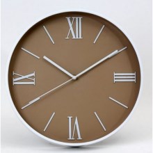 Wall Clock 1×AA Brown/White