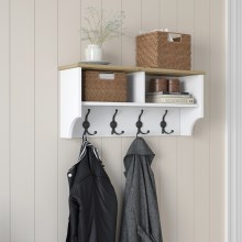 Wall hanger 37,2x90 cm white/beige