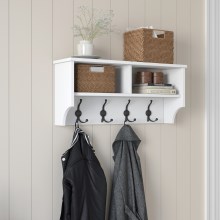 Wall hanger 37,2x90 cm white/black