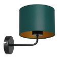 Wall lamp ARDEN 1xE27/60W/230V green/gold