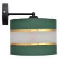 Wall lamp HELEN 1xE27/60W/230V green/gold