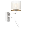 Wall lamp LOFT SHADE 1xE27/60W+1xG9/8W/230V white/gold