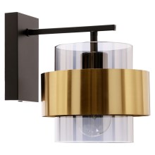 Wall lamp SPIEGA 1xE27/60W/230V gold/black