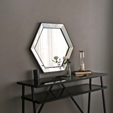Wall mirror 61x70 cm silver