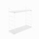 Wall shelf ARMONI 58x72 cm white
