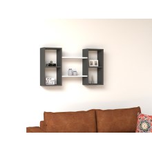 Wall shelf BAMBI 60x105 cm anthracite/white
