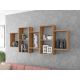 Wall shelf TRIO 65x161 cm oak wotan