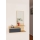 Wall shelf with a mirror ROZELLA 90x60 cm beige/anthracite
