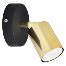 Wall spotlight TUNE 1xGU10/60W/230V gold/black