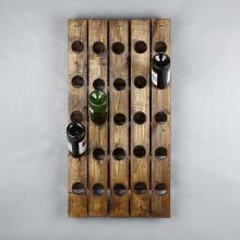 Wall wine holder ICKI 85x45 cm spruce