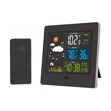 Weather station with LCD display 230V black