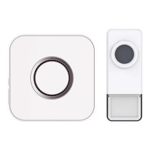 Wireless doorbell 3xAAA IP55 white