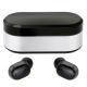 Wireless earphones SPORT  Bluetooth V5.0 + LED charging station black