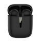Wireless earphones with a microphone black
