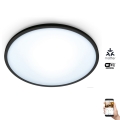WiZ - LED Dimmable ceiling light SUPERSLIM LED/14W/230V 2700-6500K Wi-Fi black