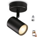WiZ - LED Dimmable spotlight IMAGEO 1xGU10/4,9W/230V 2700-6500K CRI 90 Wi-Fi black