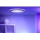 WiZ - LED RGB Dimmable ceiling light SUPERSLIM LED/22W/230V 2700-6500K Wi-Fi black