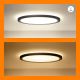WiZ - LED RGB Dimmable ceiling light SUPERSLIM LED/32W/230V 2700-6500K Wi-Fi black