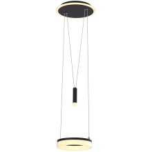Wofi 6054-302 - LED Dimmable chandelier on a string JESSE LED/15,5W/230V black