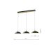 Wofi 7001-304 - LED Dimmable chandelier on a string ROSCOFF LED/29W/230V black/gold