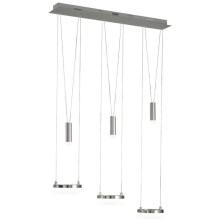 Wofi 70031G - LED Dimmable chandelier on a string JETTE 3xLED/7,5W/230V + 3xLED/1W