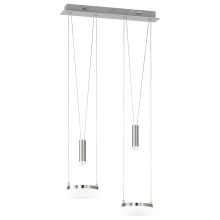 Wofi 7263.04.54.6000 - LED Dimmable chandelier on a string JETTE 2xLED/7,5W/230V + 2xLED/1W