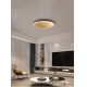 Wofi 9002-104L - LED Dimmable ceiling light BORDEAUX LED/60W/230V black/gold