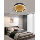 Wofi 9002-104M - LED Dimmable ceiling light BORDEAUX LED/37W/230V black/gold