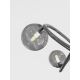 Wofi 9014-805 - LED Surface-mounted chandelier NANCY 8xG9/3,5W/230V black chrome
