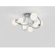 Wofi 9014-807 - LED Surface-mounted chandelier NANCY 8xG9/3,5W/230V shiny chrome