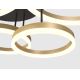 Wofi 9049-601 - LED Dimmable surface-mounted chandelier PERPIGNAN LED/80W/230V gold