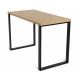 Work table BLAT 120x60 cm black/brown