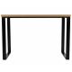 Work table BLAT 120x60 cm black/brown