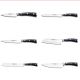 Wüsthof - Set of kitchen knives in a stand CLASSIC IKON 7 pcs black