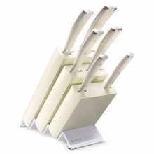 Wüsthof - Set of kitchen knives in a stand CLASSIC IKON 7 pcs creamy