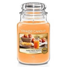 Yankee Candle - Scented candle FARM FRESH PEACH big 623g 110-150 hours