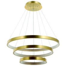 Zambelis 2009 - LED Dimmable chandelier on a string LED/112W/230V gold