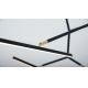Zambelis 2070 - LED Dimmable chandelier on a pole LED/49W/230V black