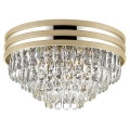 Zuma Line - Crystal ceiling light 5xE14/40W/230V gold